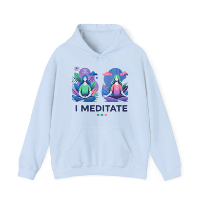 I Meditate Female Double Woman's Hoodie - My Higher Being