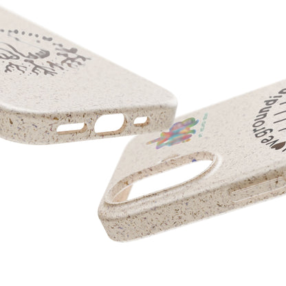 'I Love Grounding'_Plastic Free Biodegradable Phone Case