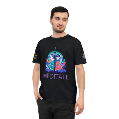 'I Meditate' (MHB EDITION)_100% Organic Cotton T-Shirt - My Higher Being