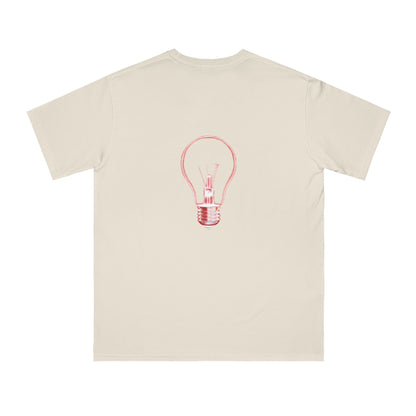'Red Lights After Susnet'_100% Organic Cotton T-Shirt