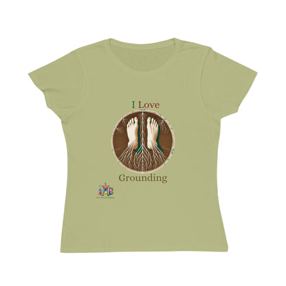 'I Love Grounding'_100% Organic Women's Classic T-Shirt - My Higher Being