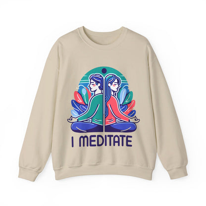 I Meditate Couples' Sweatshirt - My Higher Being