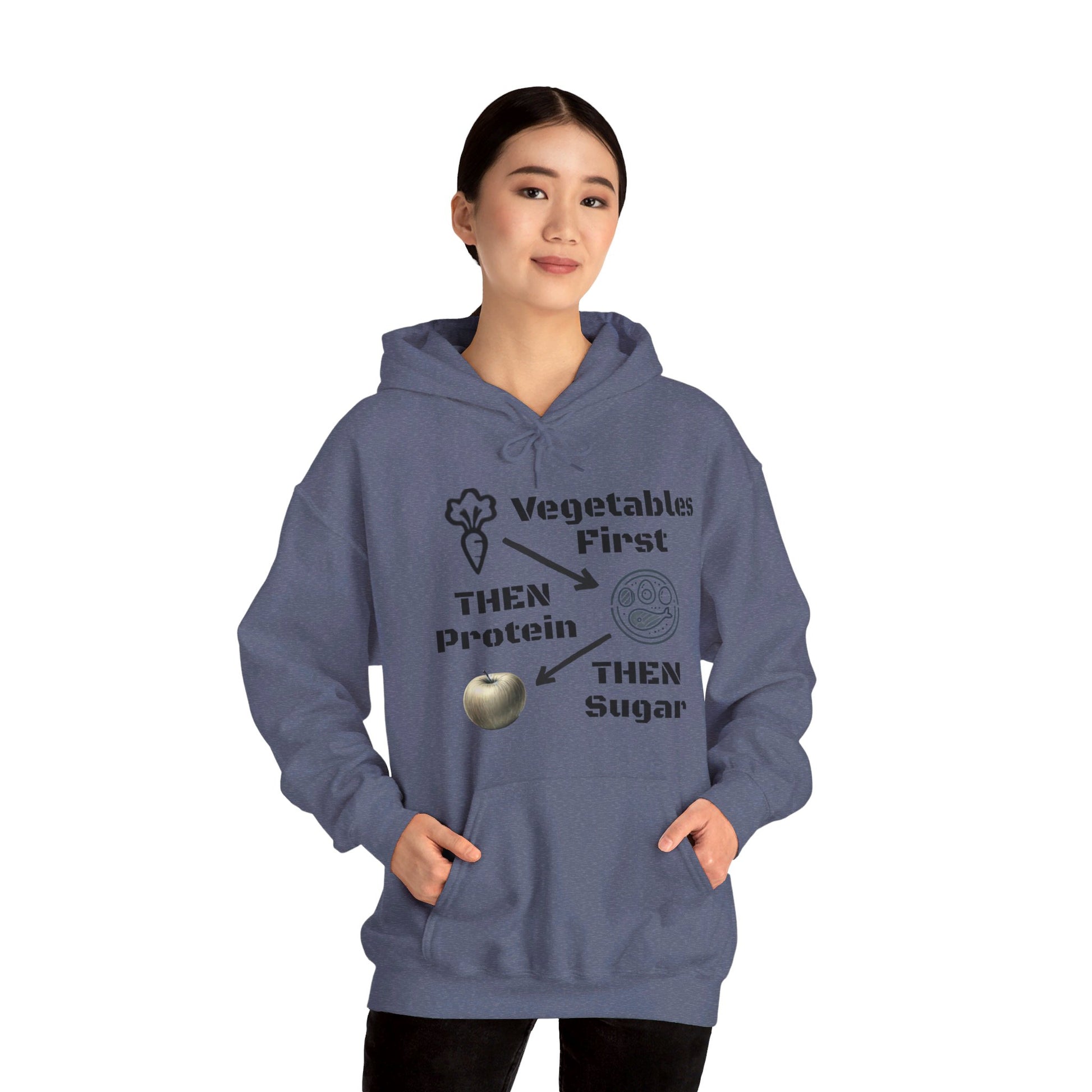 Vegetables First Hoodie - My Higher Being