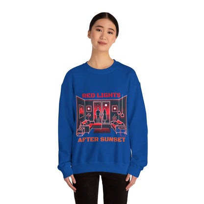 Red Lights After Sunset Sweatshirt - My Higher Being