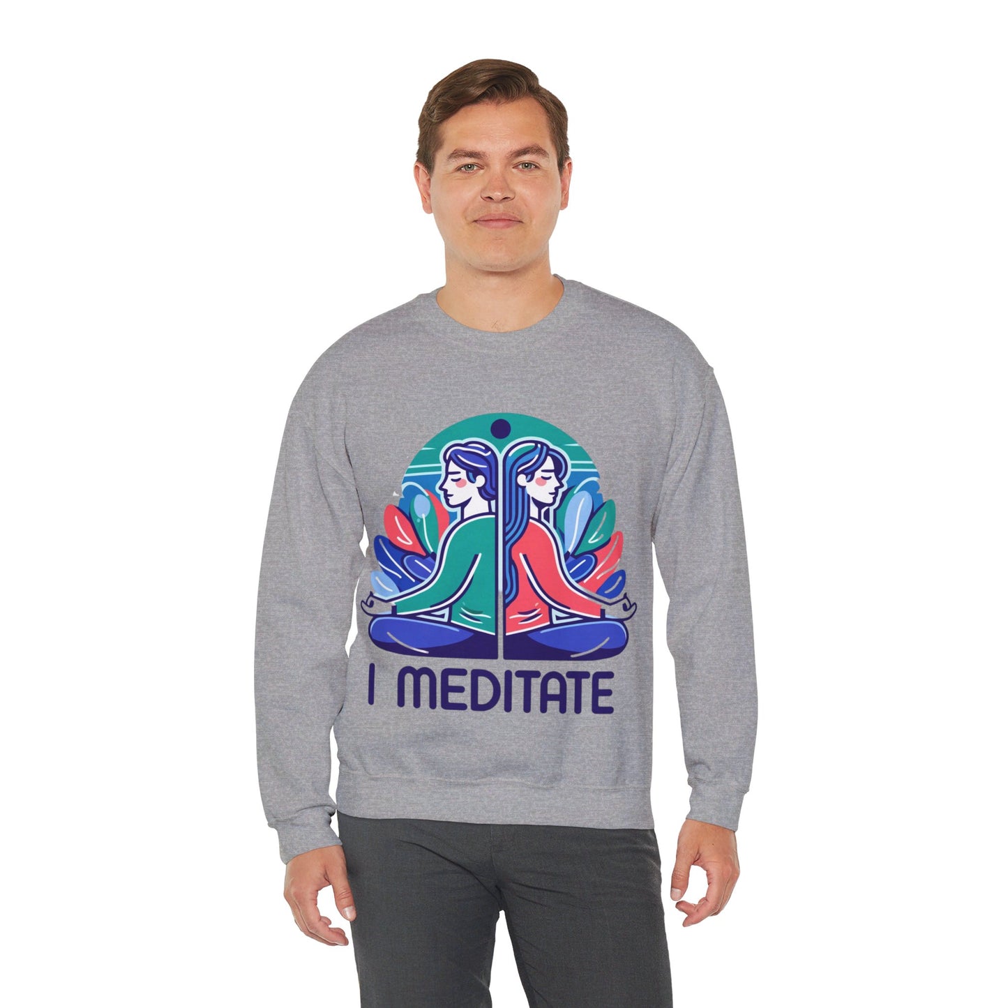 I Meditate Couples' Sweatshirt - My Higher Being