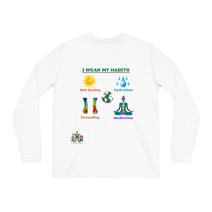 'I Wear My Habits'_100% Organic Cotton Long Sleeve Tee