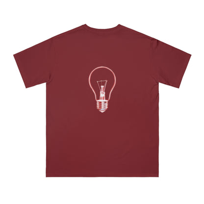 'Red Lights After Susnet'_100% Organic Cotton T-Shirt
