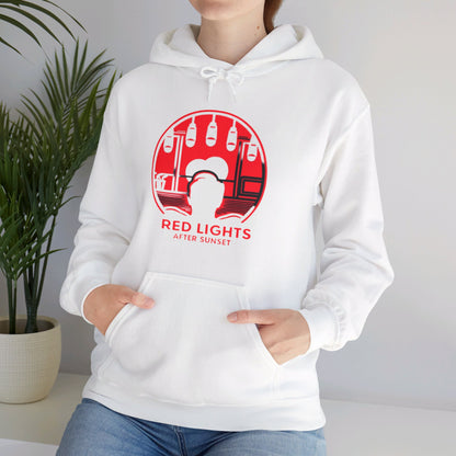 Red Lights After Sunset Man's Hoodie - My Higher Being