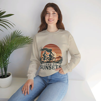 Chasing Sunsets Couples' Sweatshirt - My Higher Being