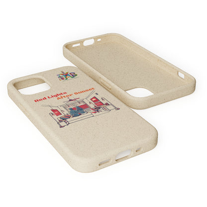 'Red Lights After Sunset'_Plastic Free Biodegradable Phone Case (MHB Edition) - My Higher Being