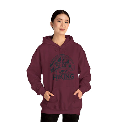 I Love Hiking Couples' Hoodie - My Higher Being