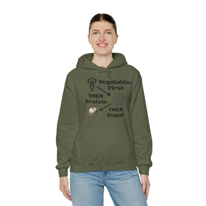 Vegetables First Hoodie - My Higher Being