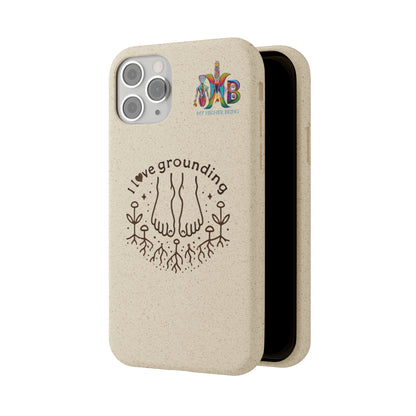 'I Love Grounding'_Plastic Free Biodegradable Phone Case (MHB Edition) - My Higher Being