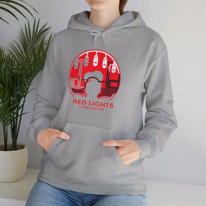 Red Lights After Sunset Man's Hoodie - My Higher Being