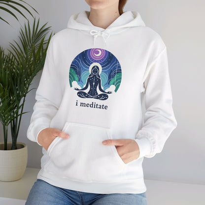 I Meditate Woman's Hoodie - My Higher Being