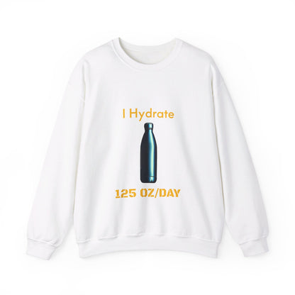 I Hydrate Man's Sweatshirt_125 oz/day - My Higher Being