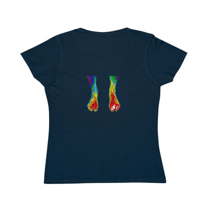 'I Love Grounding'_100% Organic Women's Classic T-Shirt - My Higher Being
