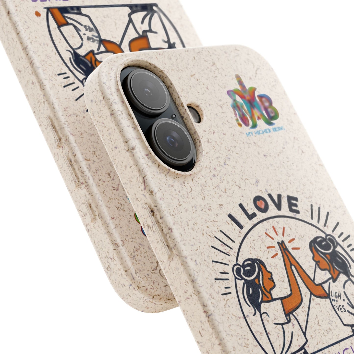 I Love Mirror High-Fives — Plastic Free Biodegradable Phone Case — MHB Edition