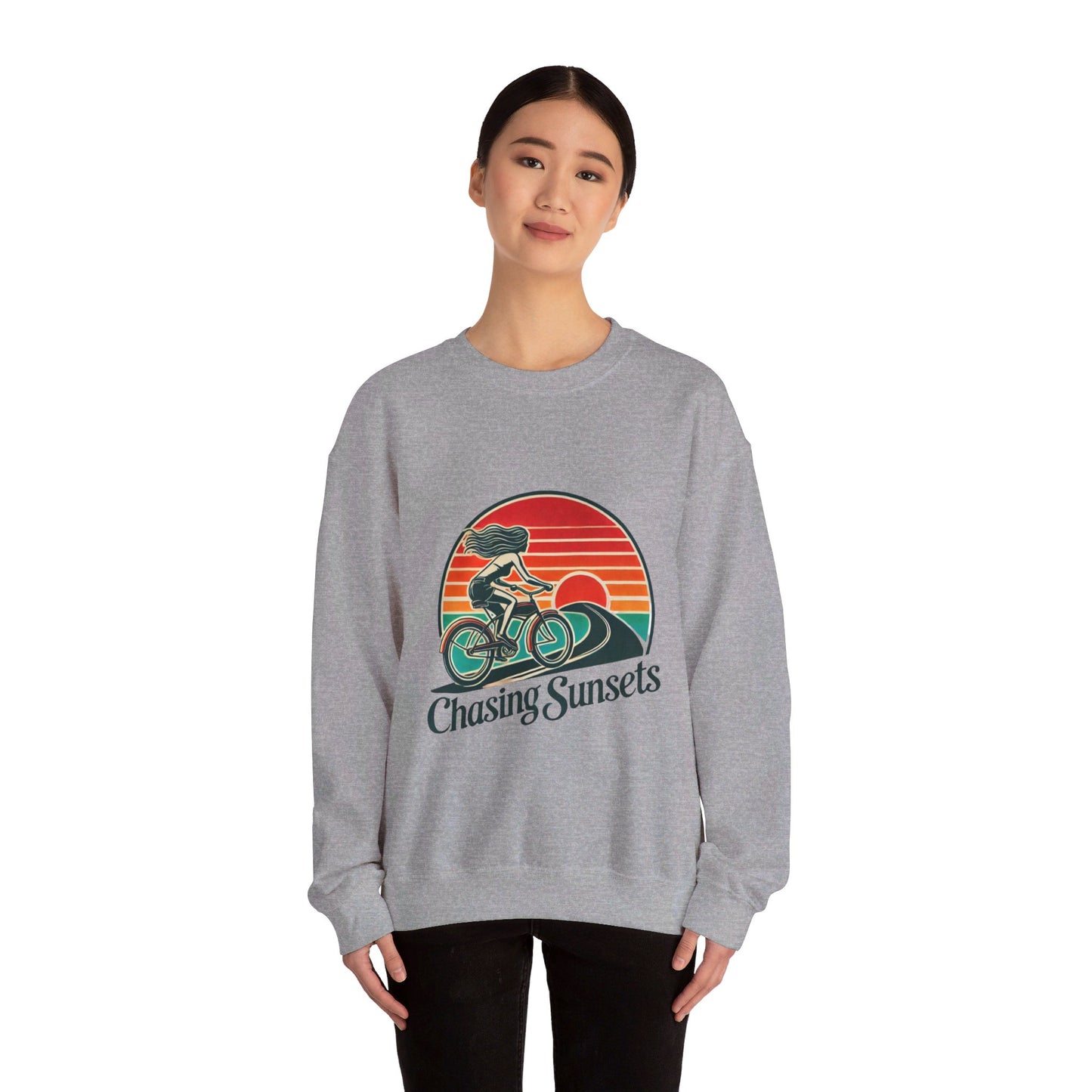 Chasing Sunsets Woman's Sweatshirt - My Higher Being