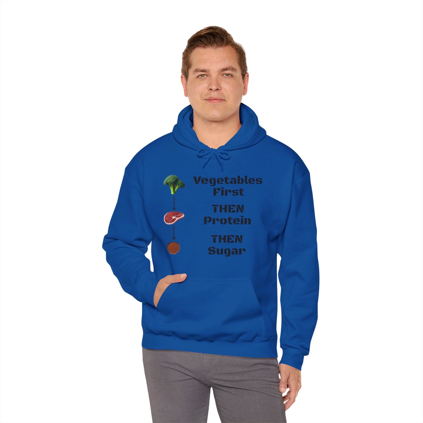 Vegetables First Hoodie - My Higher Being