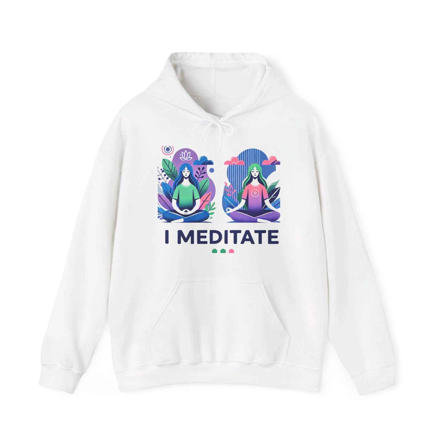 I Meditate Female Double Woman's Hoodie - My Higher Being