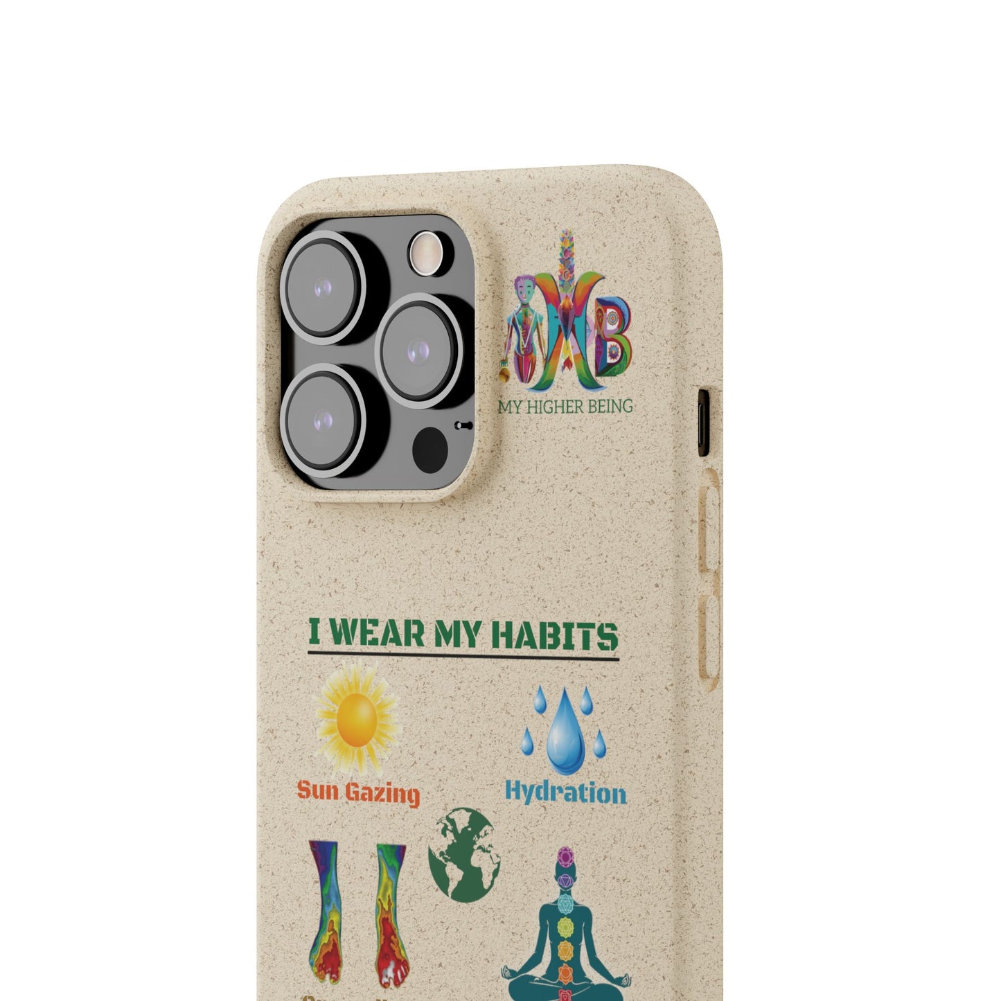 I Wear My Habits — Plastic Free Biodegradable Phone Case