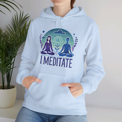 I Meditate Couples' Hoodie - My Higher Being