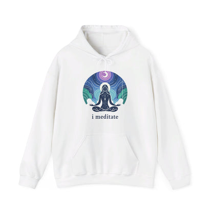 I Meditate Woman's Hoodie - My Higher Being