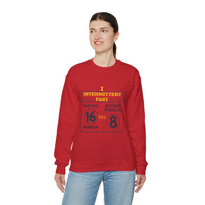 I Intermittent Fast Sweatshirt_16-8 - My Higher Being