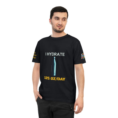 'I Hydrate 125 OZ/DAY' (MHB EDITION)_100% Organic Cotton T-Shirt