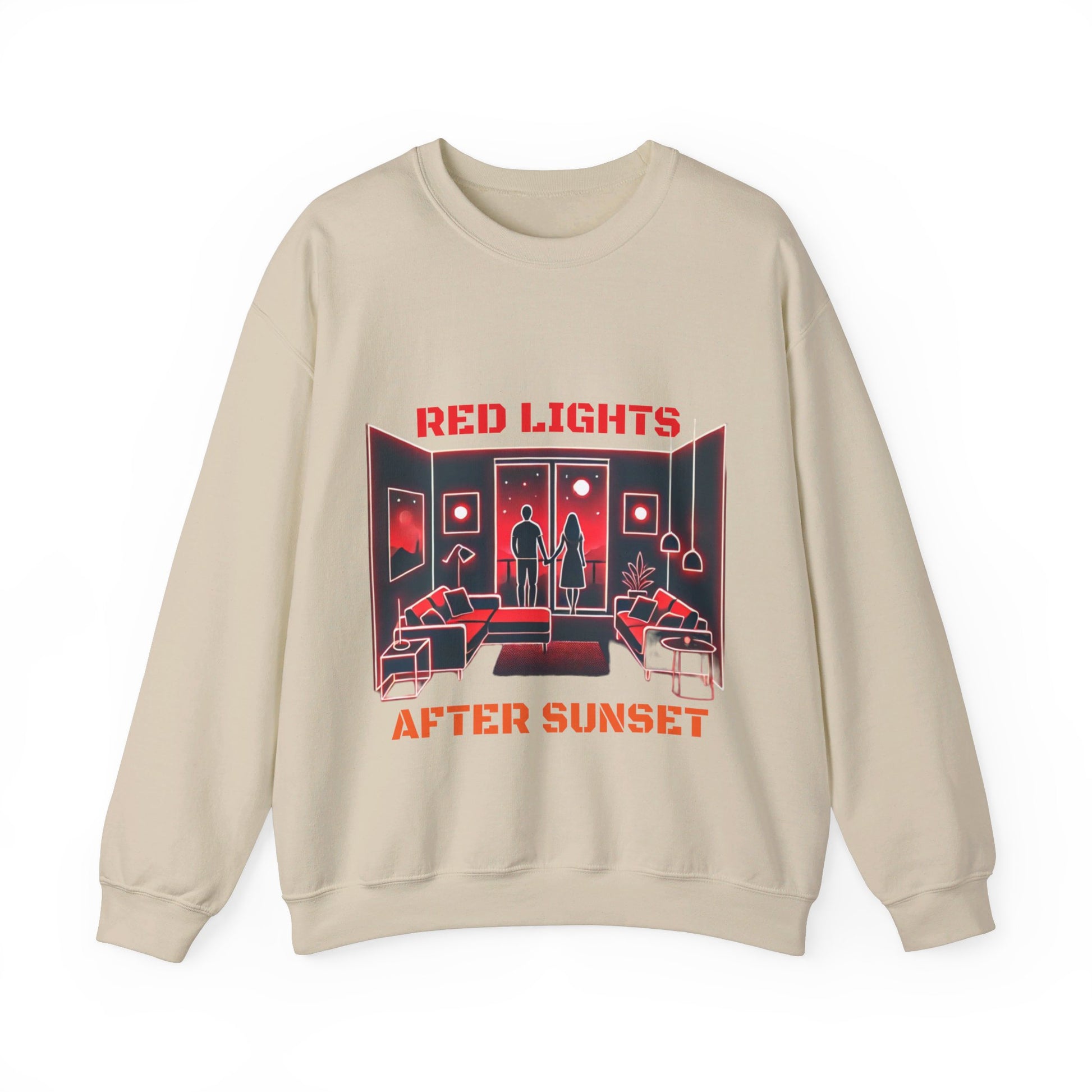 Red Lights After Sunset Sweatshirt - My Higher Being