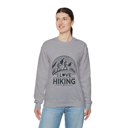 I Love Hiking Couples' Sweatshirt - My Higher Being