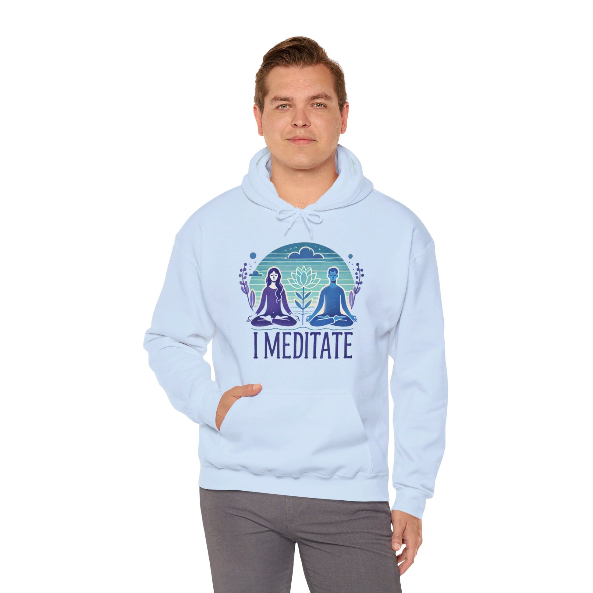 I Meditate Couples' Hoodie - My Higher Being