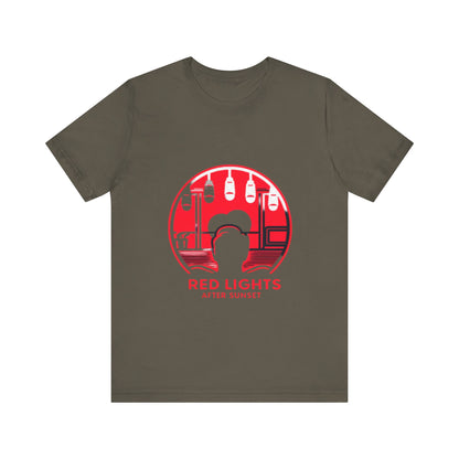 Red Lights After Sunset Man's Tee - My Higher Being