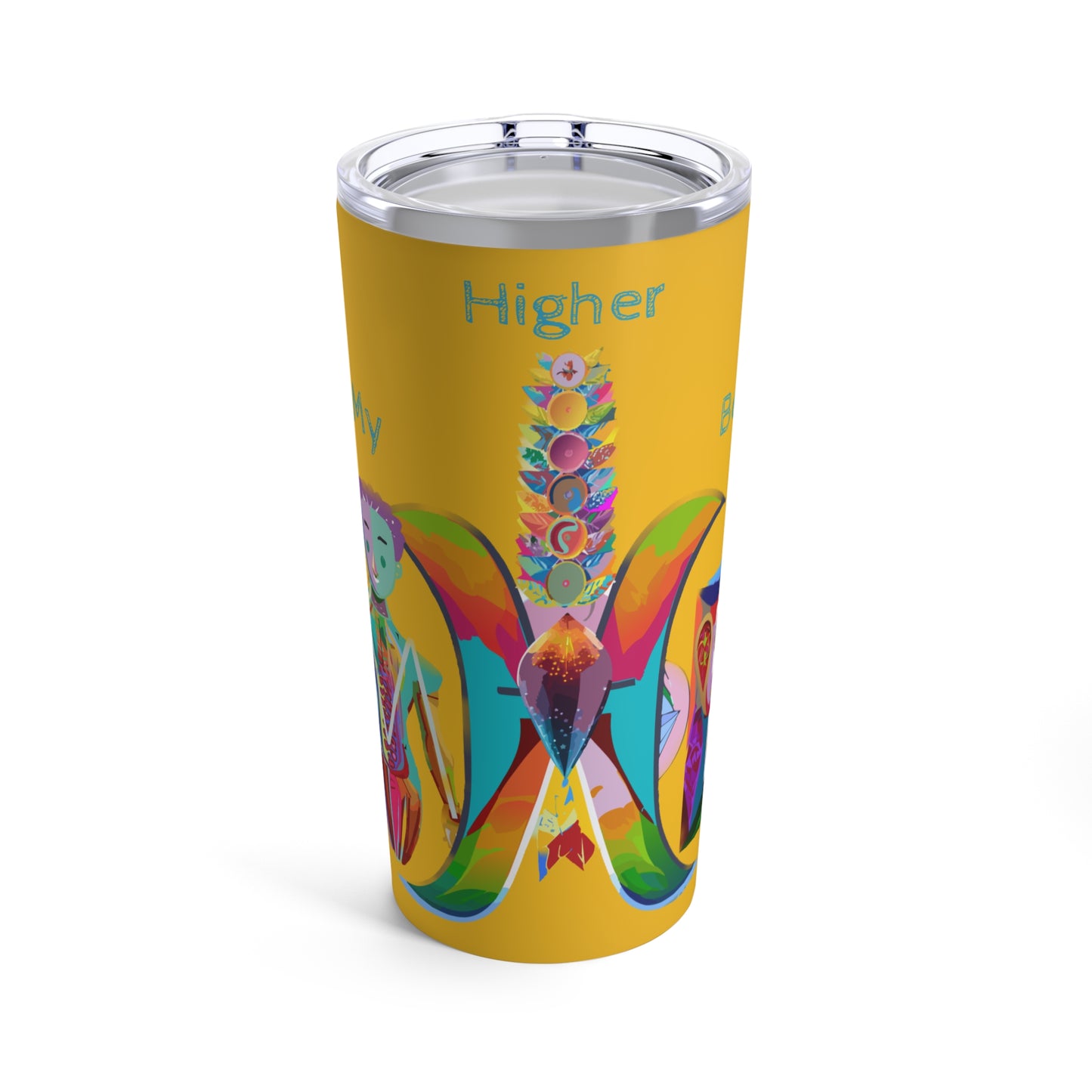 My Higher Being_Yellow Tumbler_20oz - My Higher Being