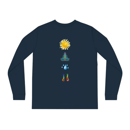 'I Wear My Habits'_100% Organic Cotton Long Sleeve Tee