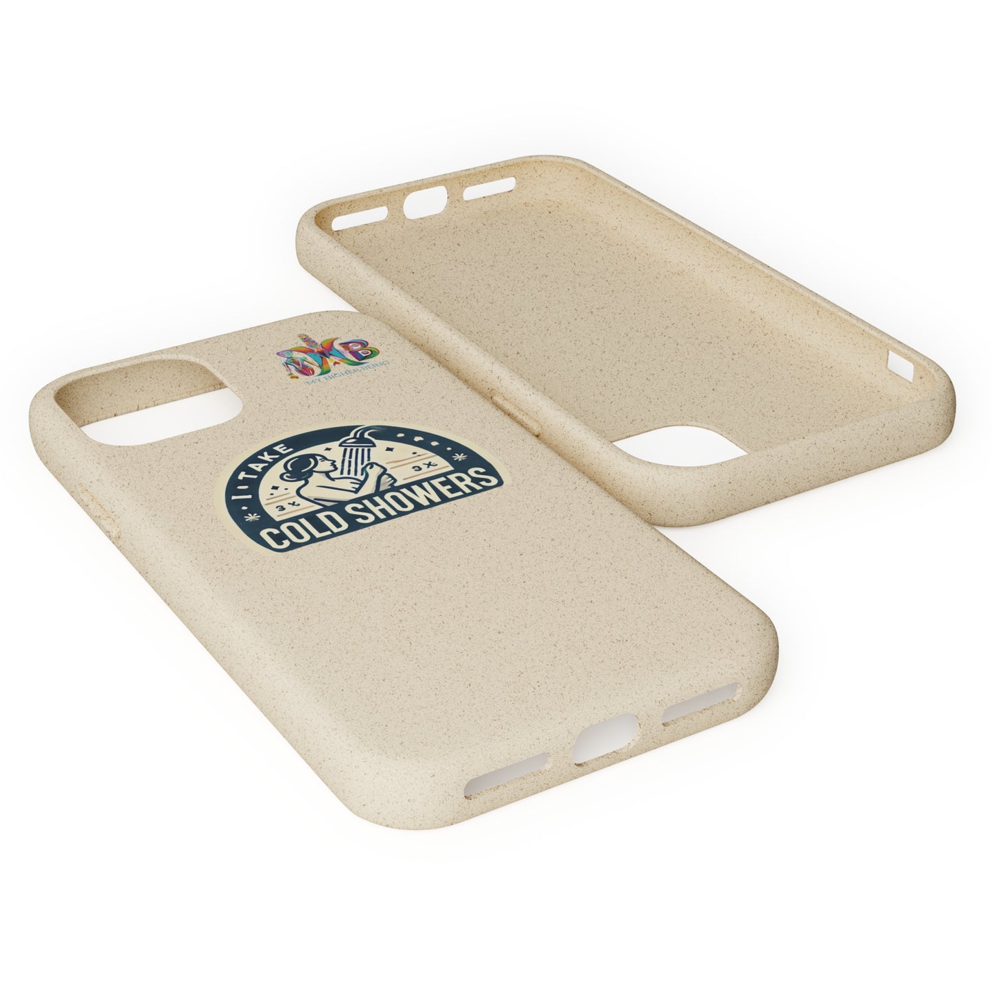 'I Take Cold Showers'_Plastic Free Biodegradable Phone Case (MHB Edition)