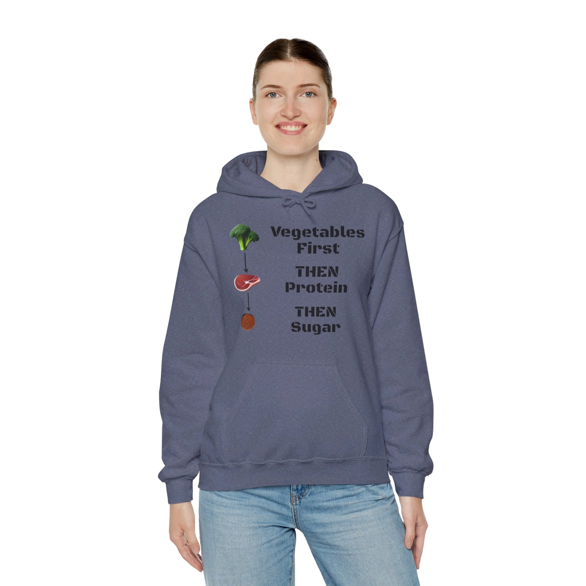 Vegetables First Hoodie - My Higher Being