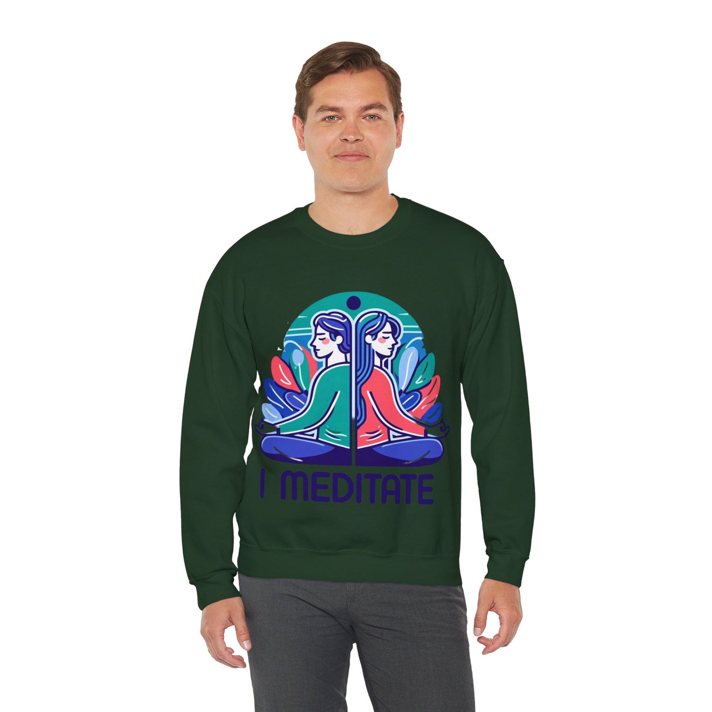 I Meditate Couples' Sweatshirt - My Higher Being