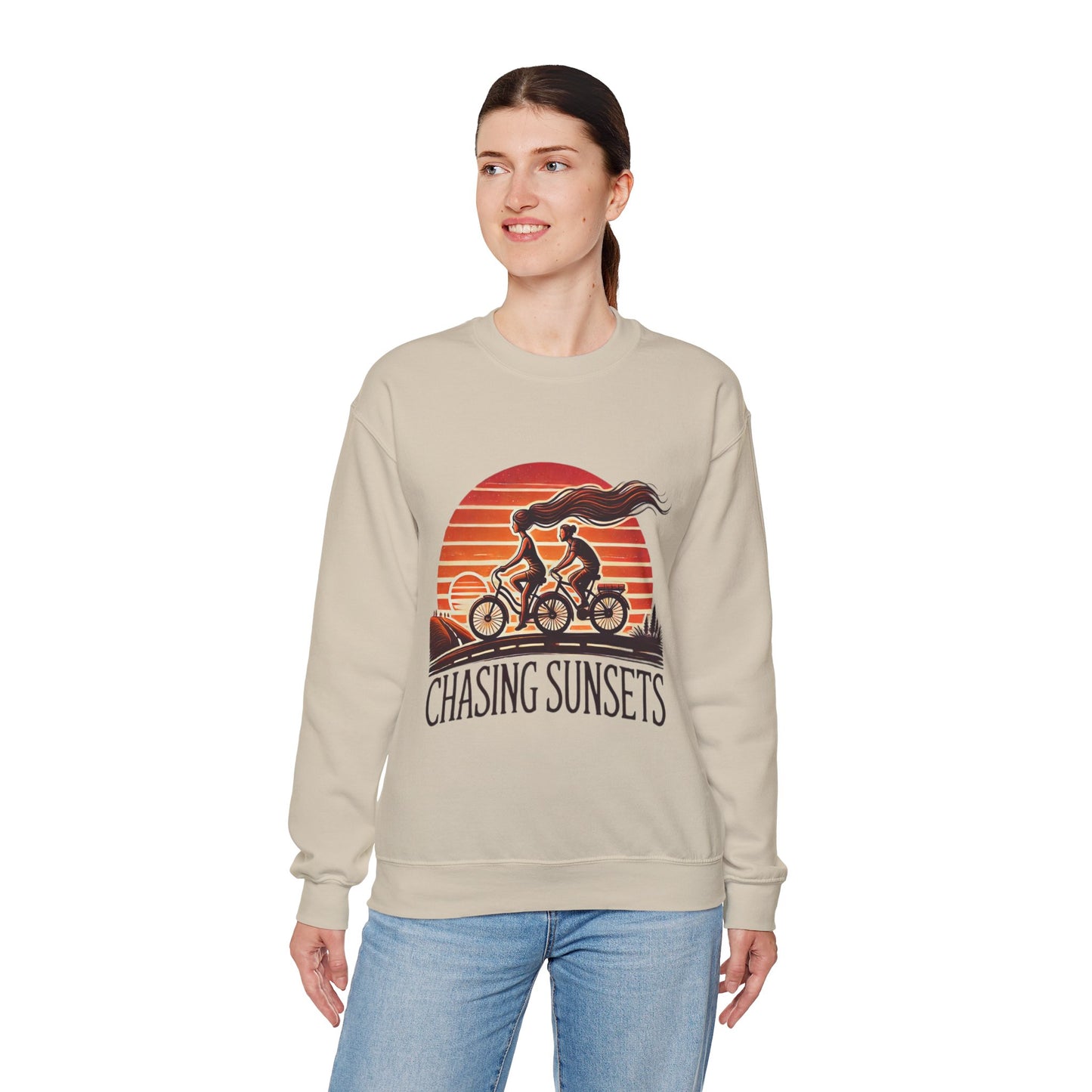 Chasing Sunsets Couples' Sweatshirt