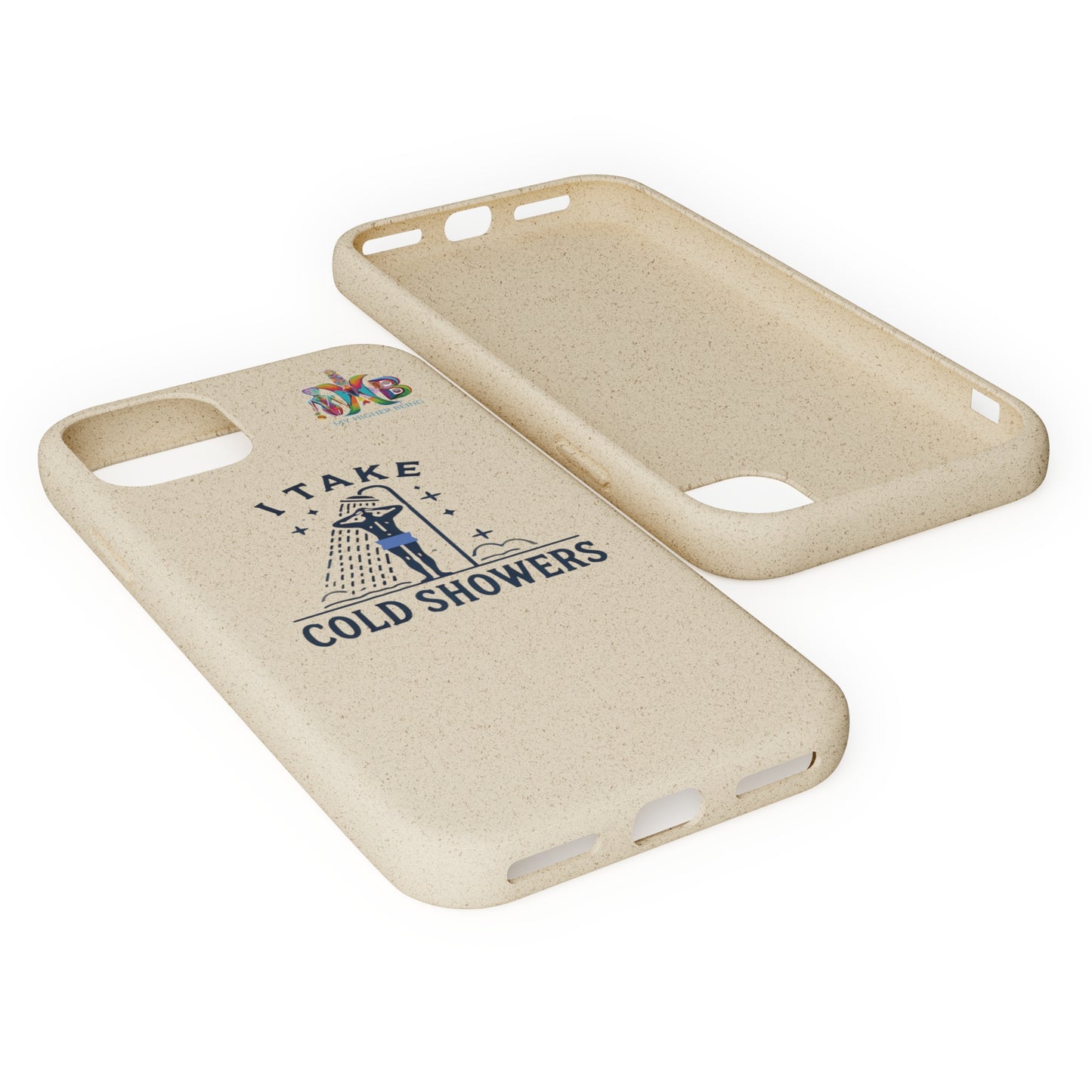 'I Take Cold Showers'_Plastic Free Biodegradable Phone Case (MHB Edition)