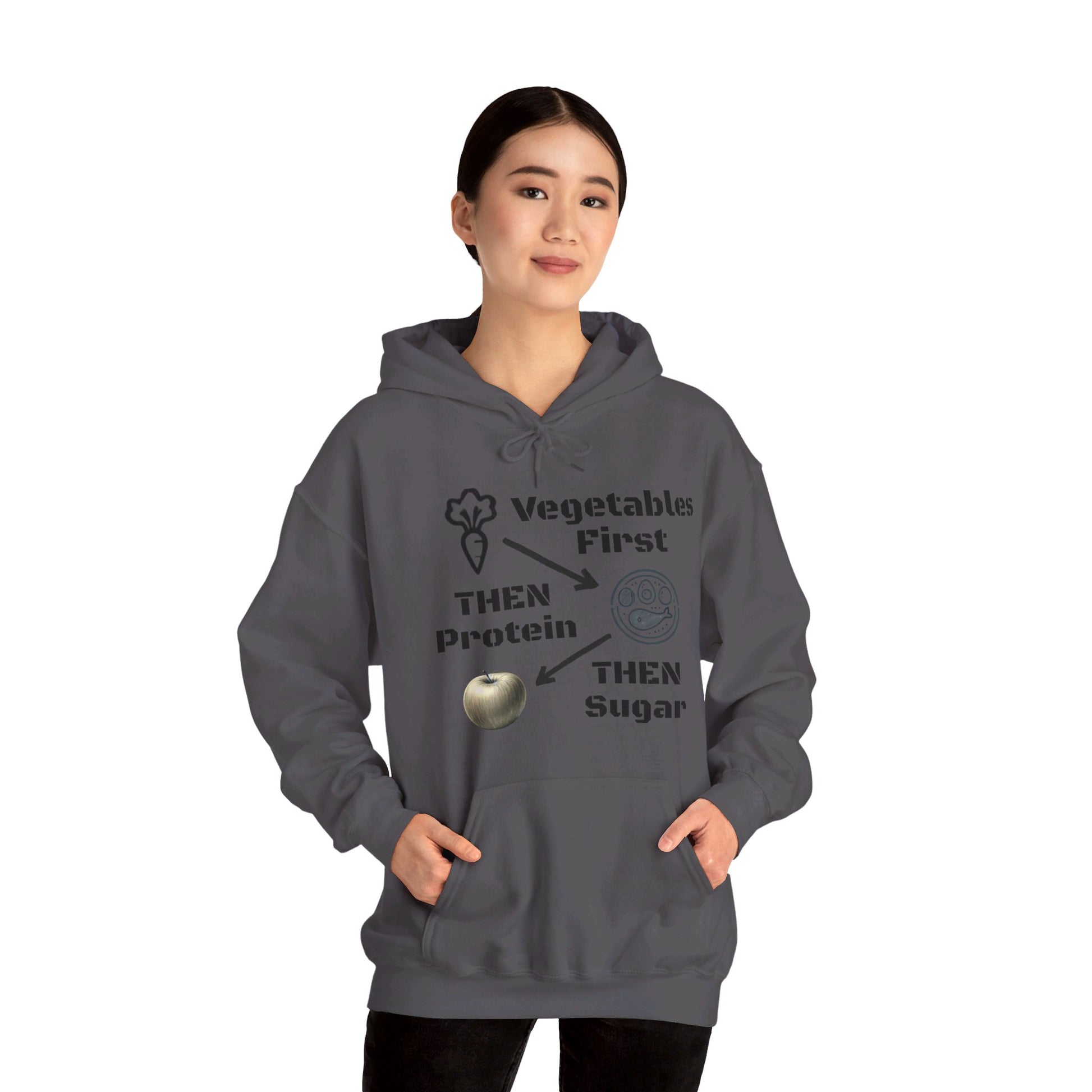 Vegetables First Hoodie - My Higher Being