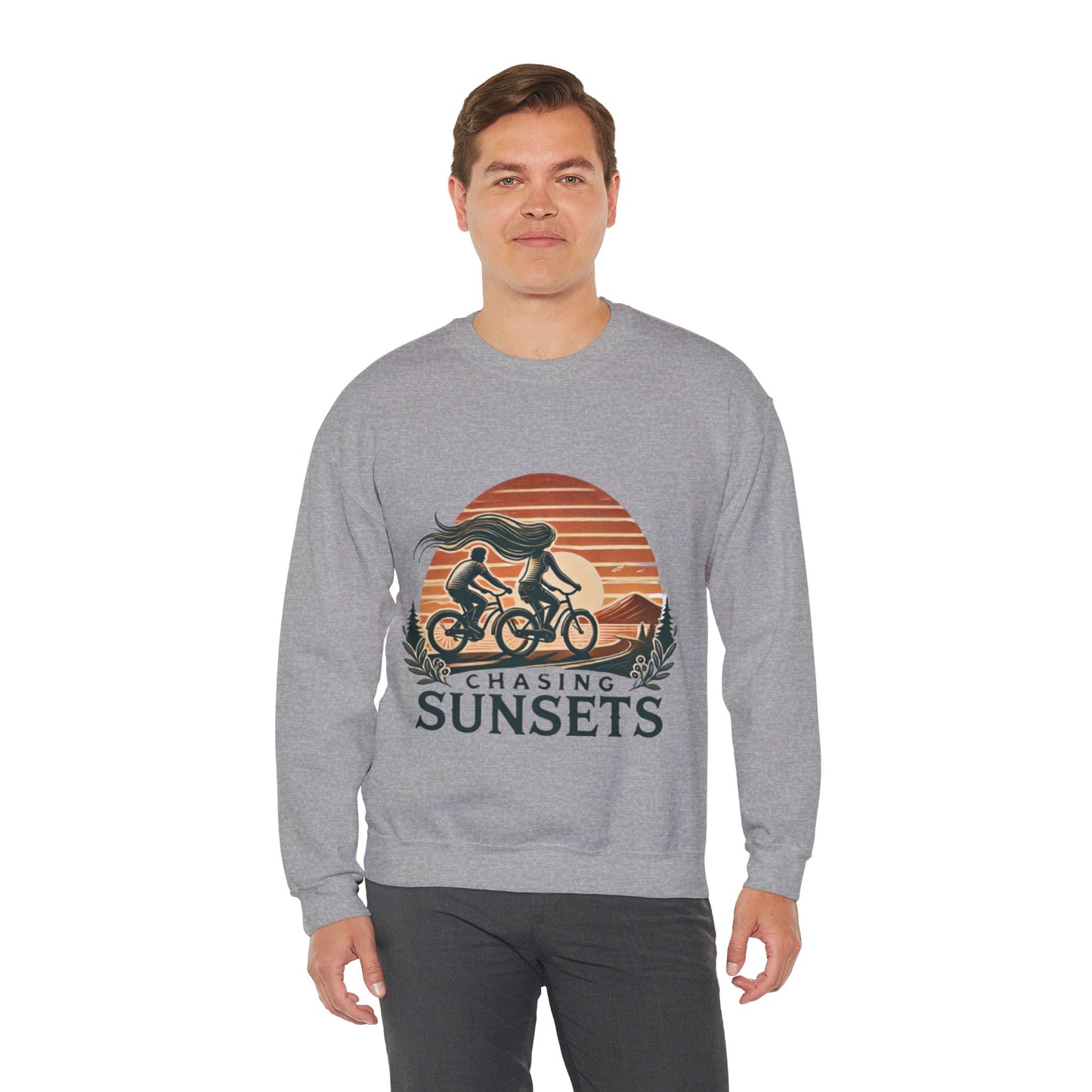 Chasing Sunsets Couples' Sweatshirt - My Higher Being