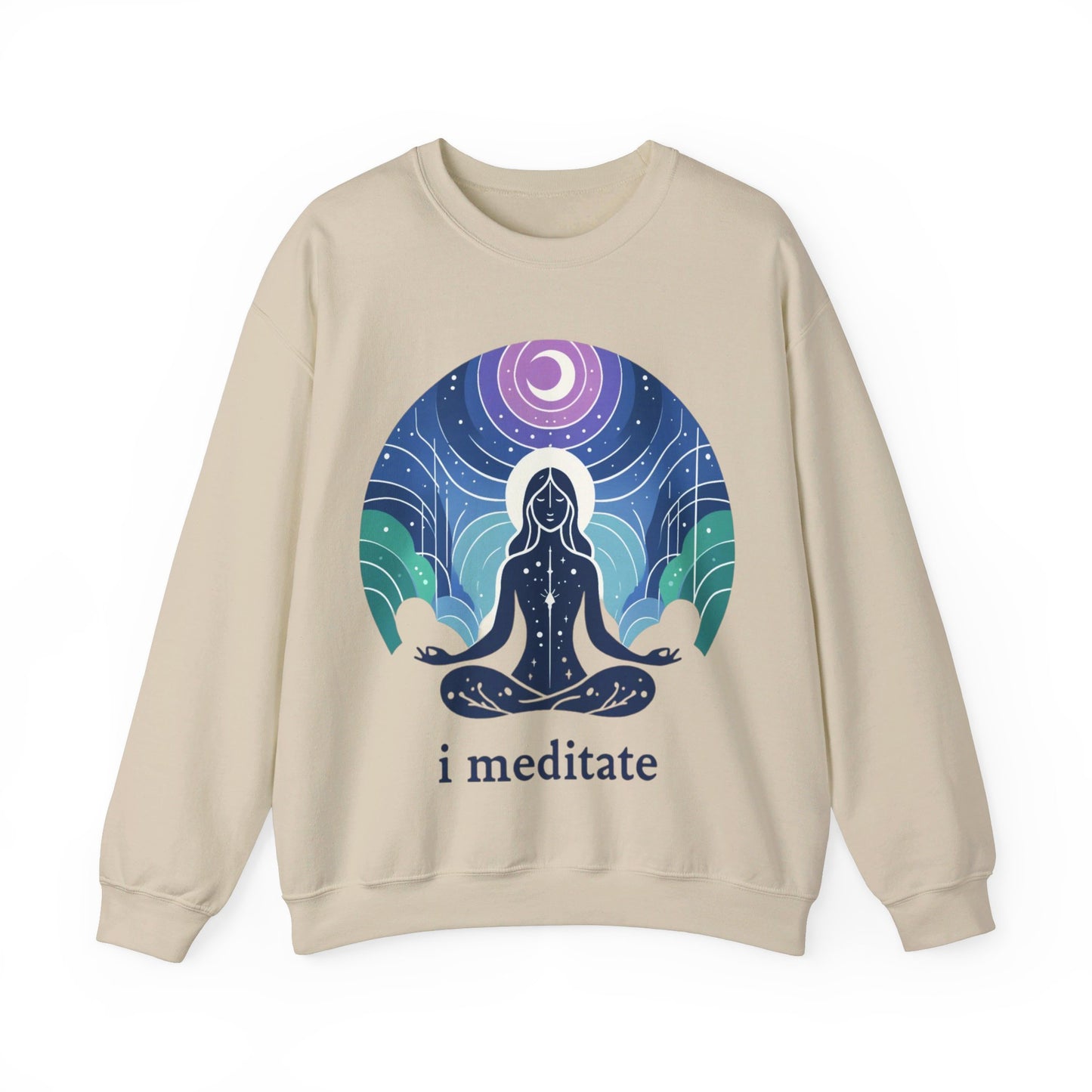 I Meditate Woman's Sweatshirt - My Higher Being