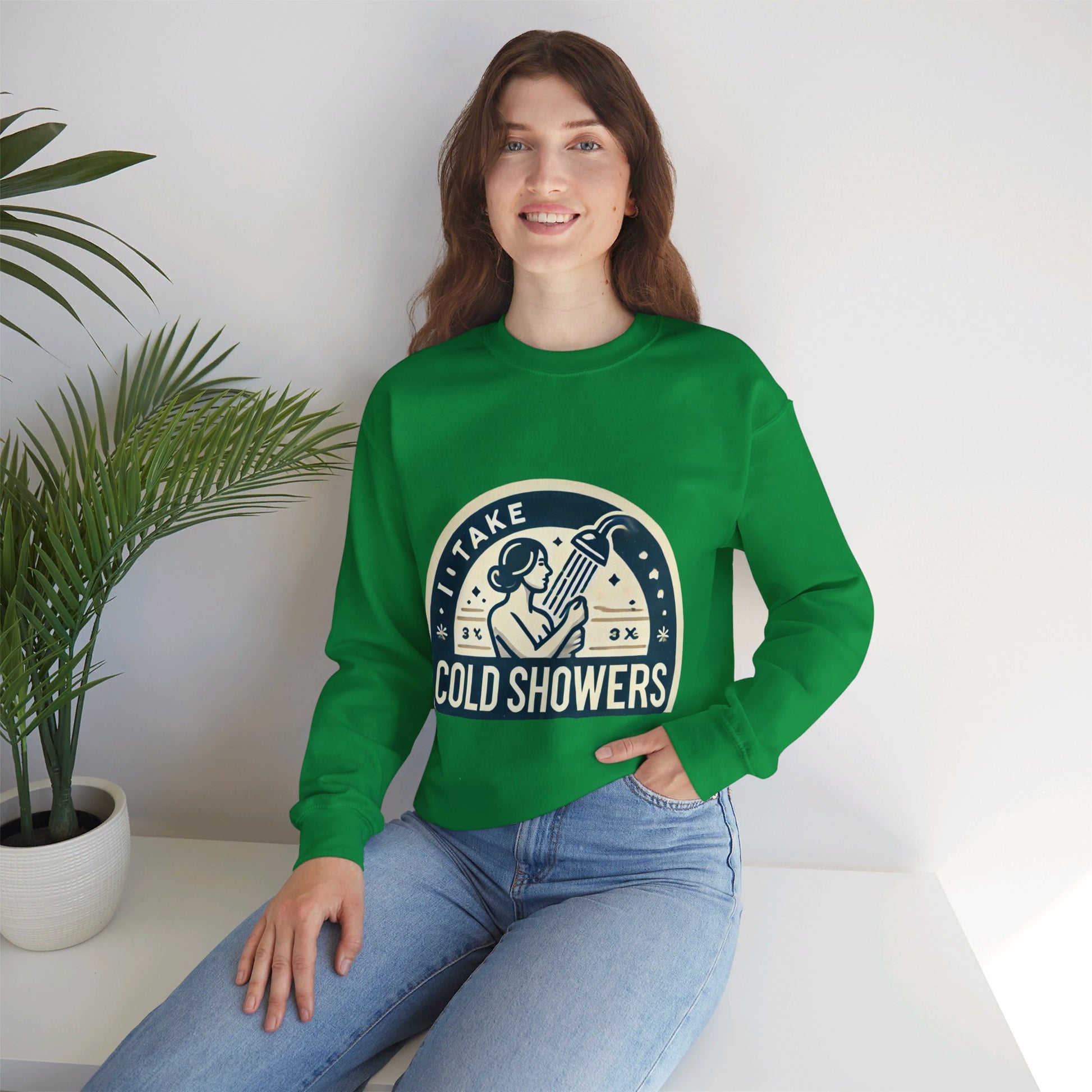 I Take Cold Showers Woman's Sweatshirt - My Higher Being