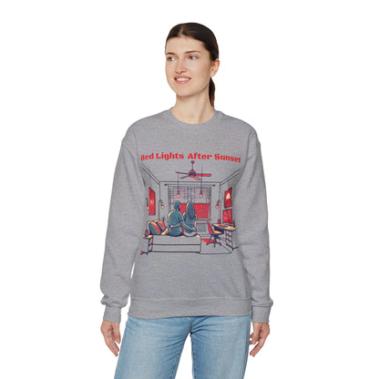 Red Lights After Sunset Couples' Sweatshirt - My Higher Being