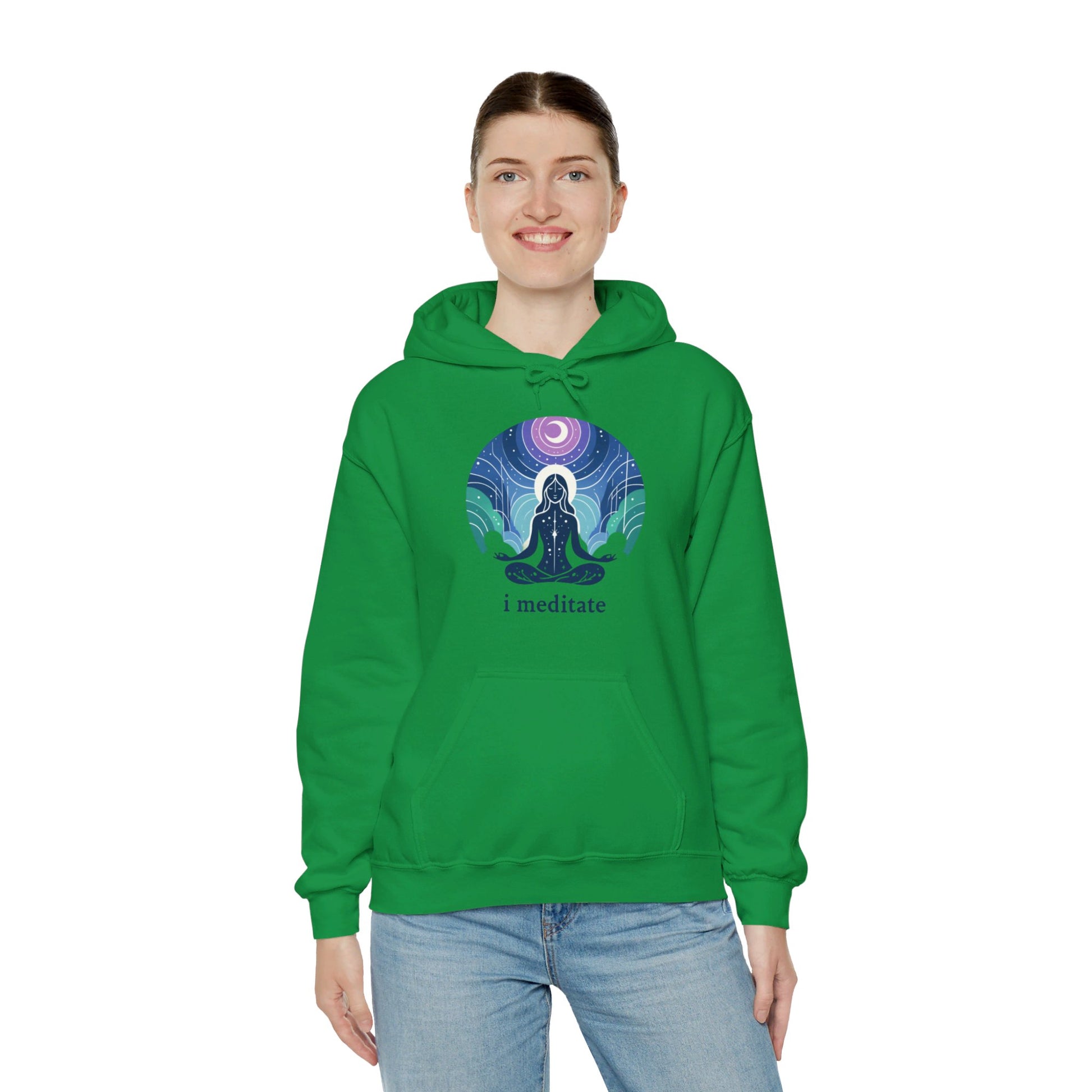 I Meditate Woman's Hoodie - My Higher Being