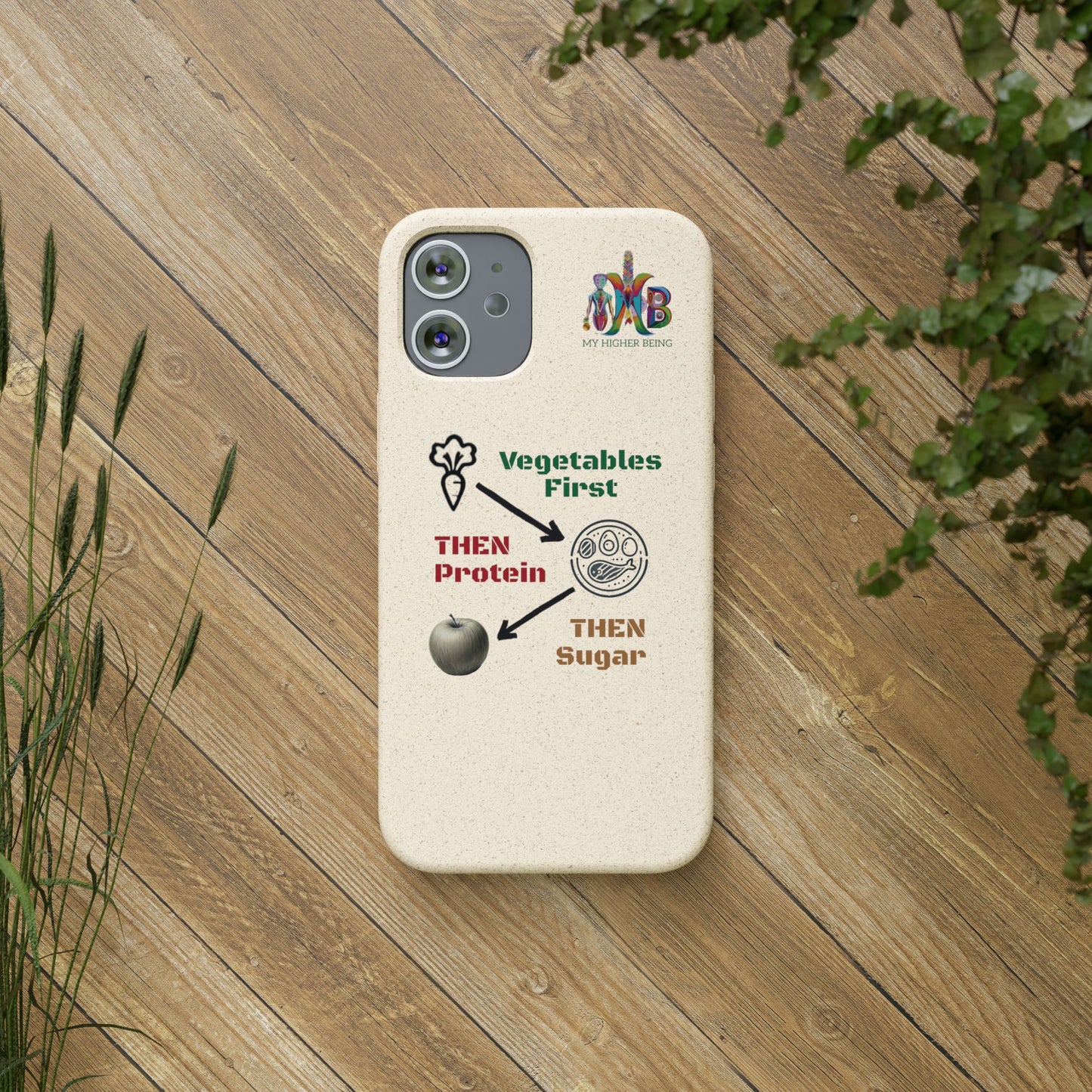 Vegetables First — Plastic Free Biodegradable Phone Case