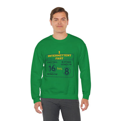 I Intermittent Fast Sweatshirt_16-8 - My Higher Being