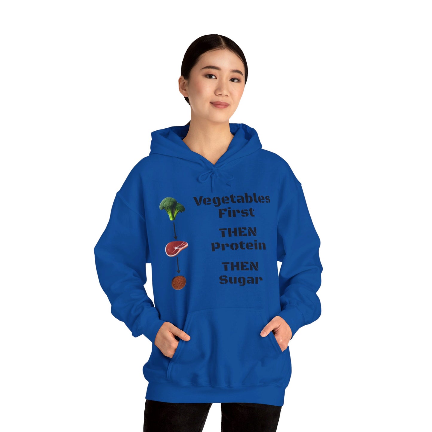 Vegetables First Hoodie - My Higher Being